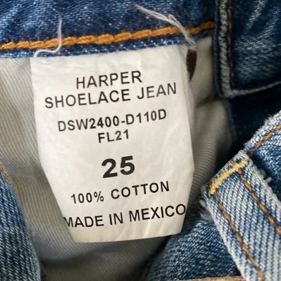 Denimist Harper Shoelace Jeans for Free People - Picture 7 of 13